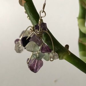 Handmade Genuine Amethyst & Sterling Silver Wire